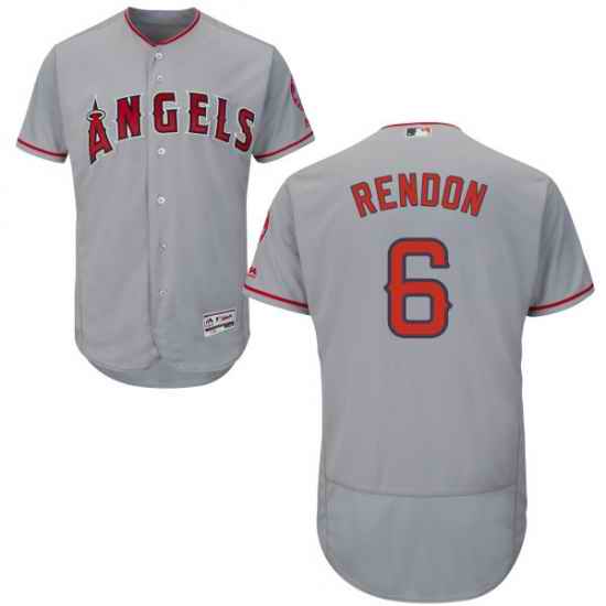 Men Anthony Rendon Los Angeles Angels Gray Flex base Jersey